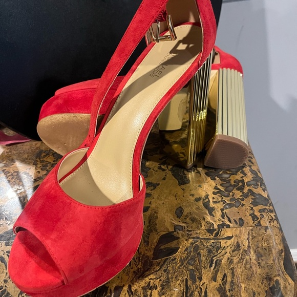 Michael Kors Red Women's Heels - Picture 2 of 15